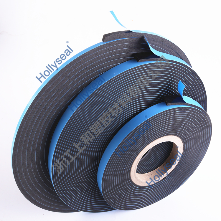 Hollyseal?中密度雙面微孔PVC泡棉膠帶 厚度1mm~25mm，密度110kg/m3~500kg/ m3