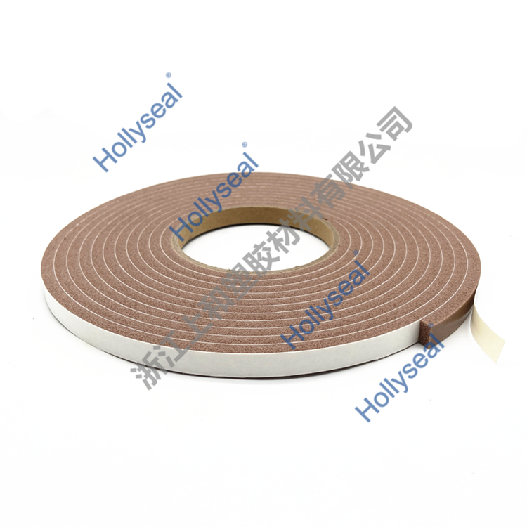 Hollyseal?閉孔PVC自粘泡棉膠帶 厚度1mm~25mm，密度110kg/m3~500kg/ m3